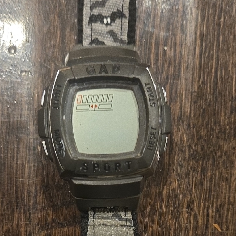 GAP Sport Digital Watch in Black and Gray